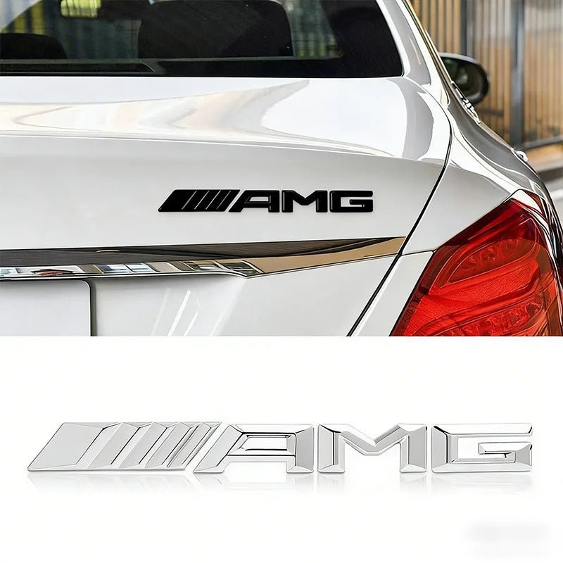 Car Craft Compatible With Mercedes A B C E G Gl Gle Gle Ml R S V Class Amg Badge Emblem Logo Letter CC-5631