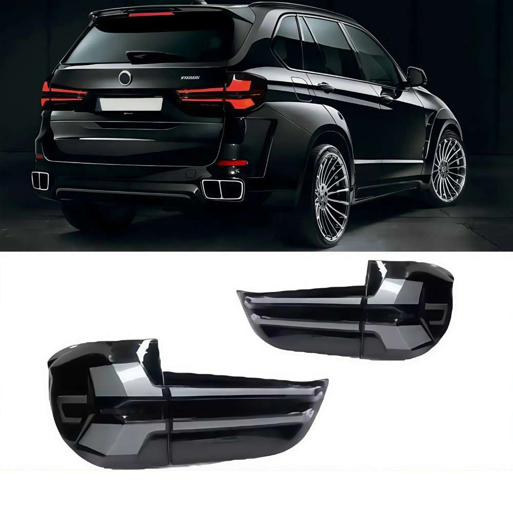 Car Craft Compatible With Bmw X5 F15 2014-2019 Car Rear Upgraded Tail Light Lamp Xenon Taillight Retrofit Upgrade Modified Led Drl Hid G05 Style Smoke CC-8463 - CAR CRAFT INDIA