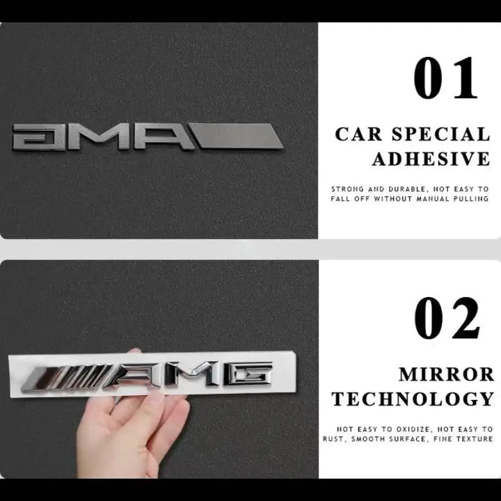 Car Craft Compatible With Mercedes A B C E G Gl Gle Gle Ml R S V Class Amg Badge Emblem Logo Letter Black
