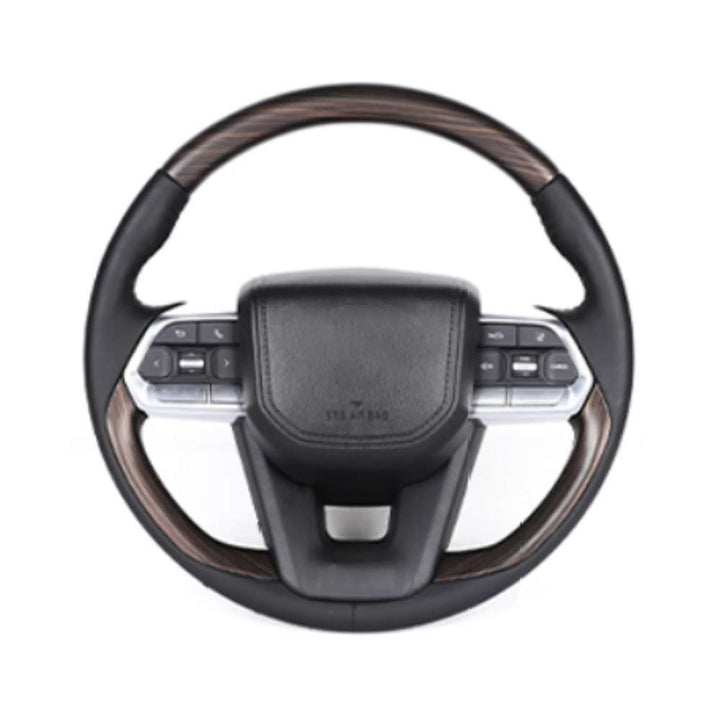 Car Craft Compatible With Toyota Innova Fortuner Land Cruiser Prado Altis Camry Hilux Upgraded GX GXR Custom Full Steering Wheel Style 5 - CAR CRAFT INDIA