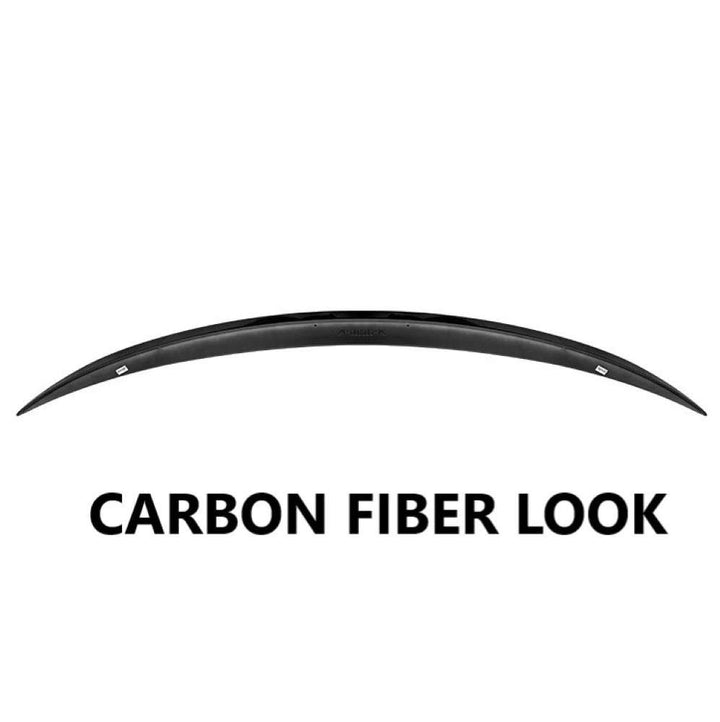 Car Craft Compatible With Mercedes Glc Coupe Amg W254 C254 2024+ Rear Trunk Wing Boot Spoiler Lip Splitter Skirt Amg Style Ar-benz-0108 Cf Carbon Fiber Look - CAR CRAFT INDIA