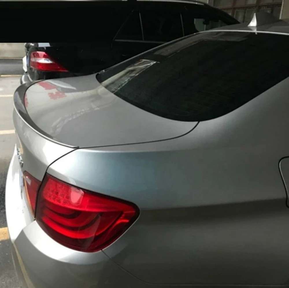 Car Craft Compatible With Bmw 5 Series F10 2010-2017 Rear Trunk Wing Boot Spoiler Lip Splitter Skirt Ar-bm-037 Cf Carbon Fiber Look - CAR CRAFT INDIA