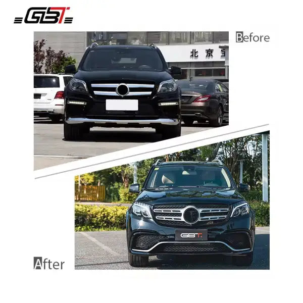 Factory GL to GLS External Upgrade Bodykit for 2013-2015 Mercedes Benz W166 GL Facelift to 2016-2019 GLS Conversion Kit