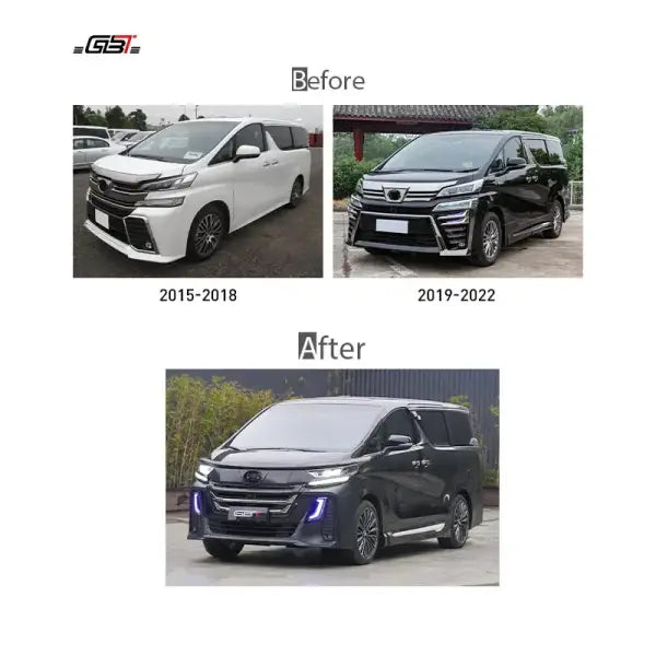 Factory New Arrival 2015-2022 Vellfire 30 / 35 Upgrade 40 Vellfire Body Kits for Toyota Vellfire Model Car