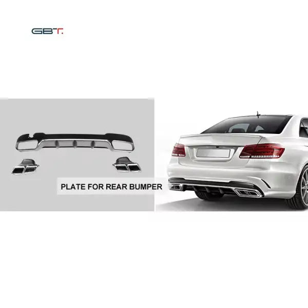 Fast Shipping Vehicle Modification Parts PLATE for 2012-2014 Mercedes Benz E Class E63 W212 REAR BUMPER