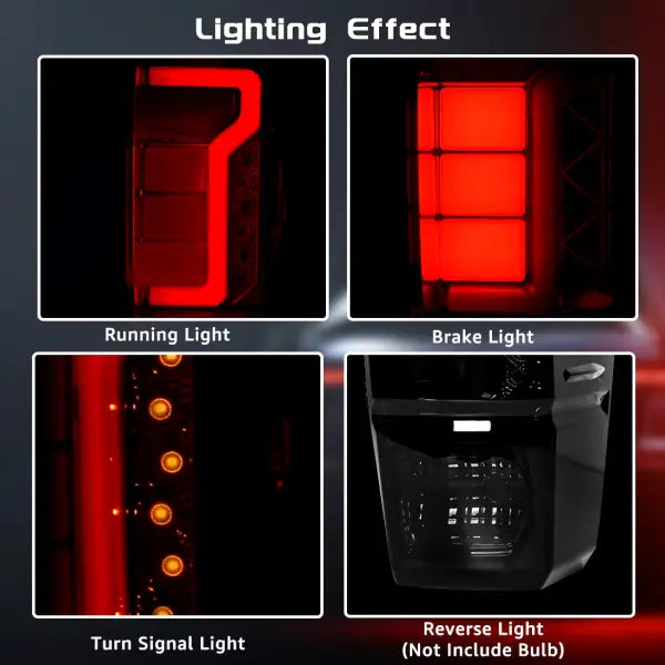 For Toyota Tacoma 2016 2017 2018 2019 2020 2021 2022 Car Tail Lamps Running Brake Turn Signal Tail Lights