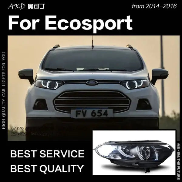 Ford Ecosport Headlight 2014 Brand Sonar LED Headlight DRL