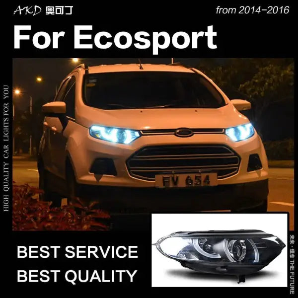 Ford Ecosport Headlight 2014 Brand Sonar LED Headlight DRL