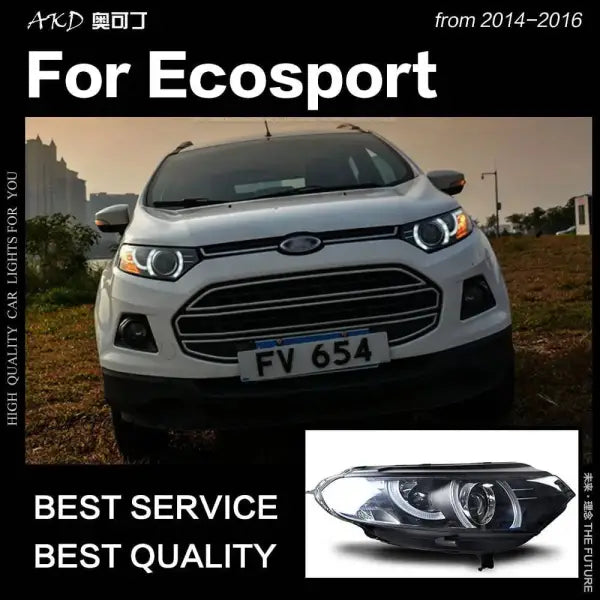 Ford Ecosport Headlight 2014 Brand Sonar LED Headlight DRL