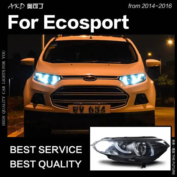 Ford Ecosport Headlight 2014 Brand Sonar LED Headlight DRL