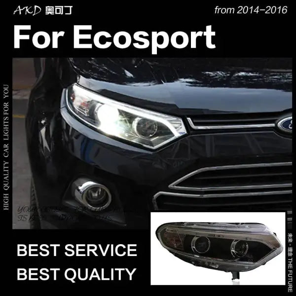 Ford Ecosport Headlight 2014 up Ecosport LED Headlight DRL