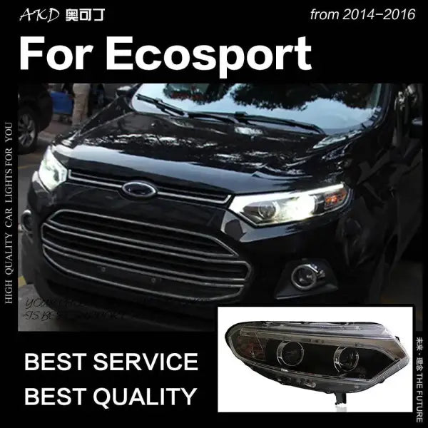 Ford Ecosport Headlight 2014 up Ecosport LED Headlight DRL