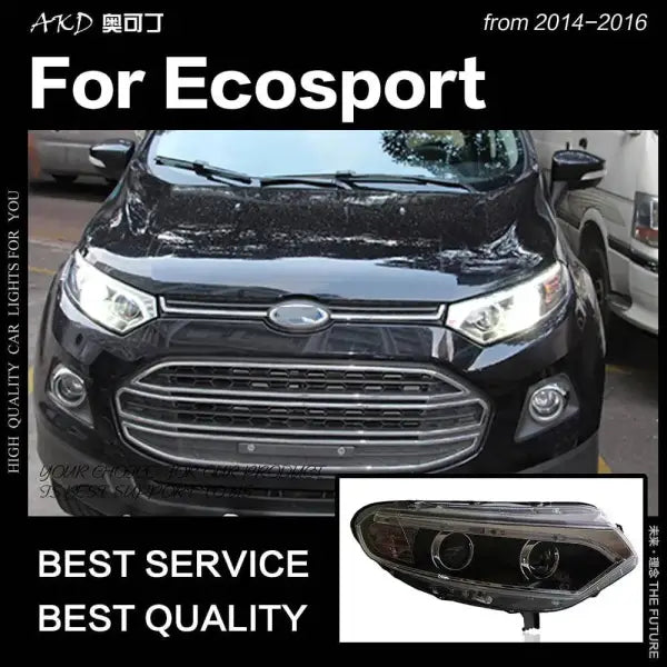 Ford Ecosport Headlight 2014 up Ecosport LED Headlight DRL