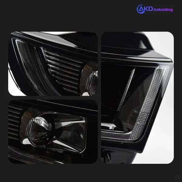 Ford Edge Headlights 2015-2018 New Edge LED Headlight DRL