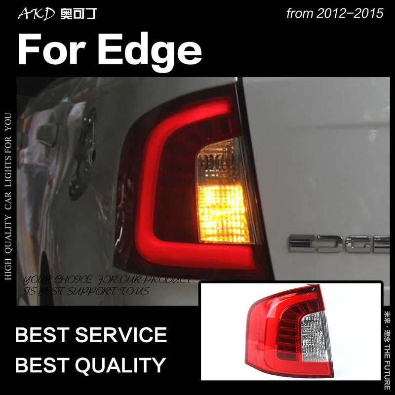 Ford Edge Tail Lights 2012-2015 Edge Limited LED Tail Lamp LED Tail Light DRL Brake Reverse