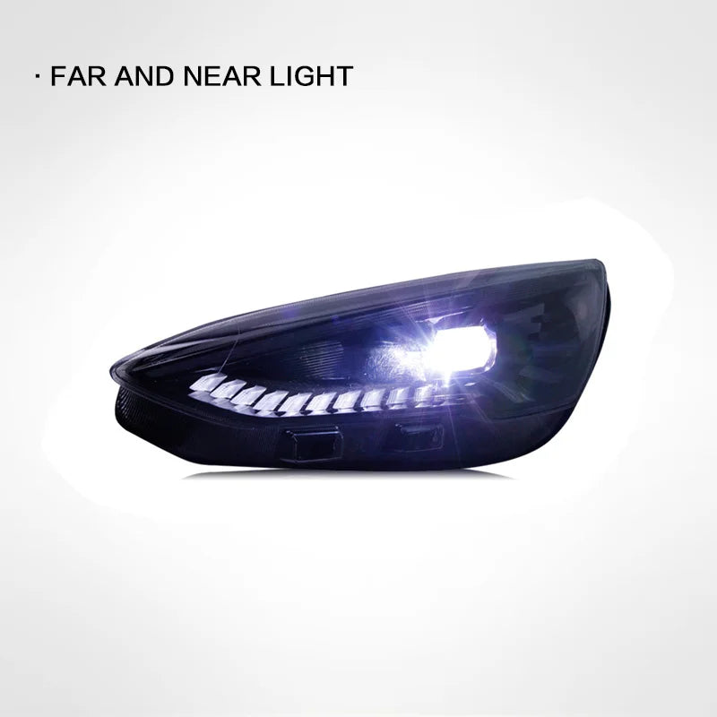 For Ford Focus 2019-2021 Car Headlight Assembly LED Lights Lamp DRL Signal Plug and Play Daytime Running