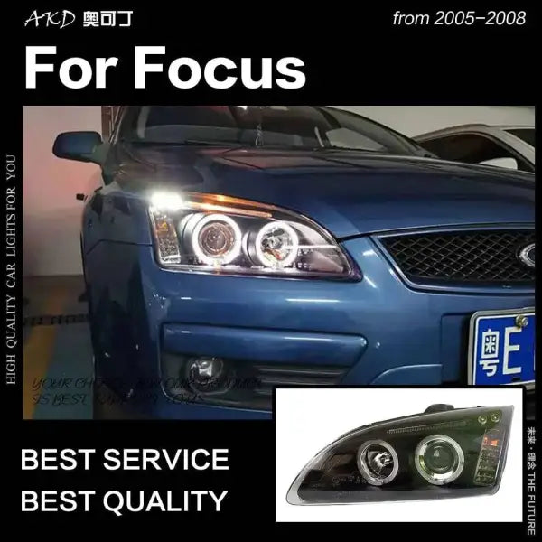 Ford Focus Headlights 2005-2008 Focus LED Headlight Led Drl