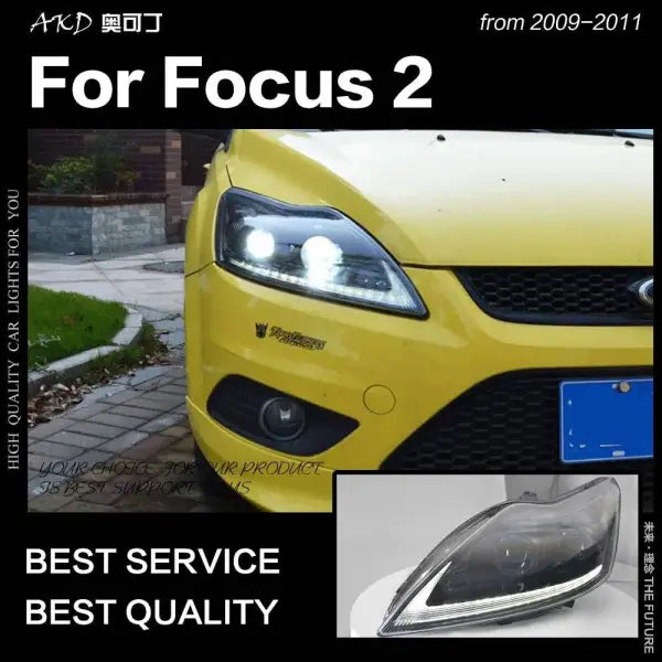 Ford Focus Headlights 2009-2011 Focus 2 LED Headlight