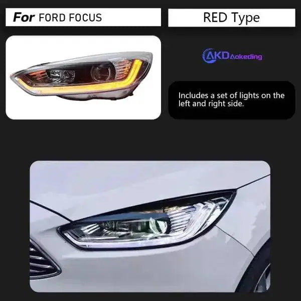 Ford Focus Headlights 2015-2017 New Focus LED Headlight