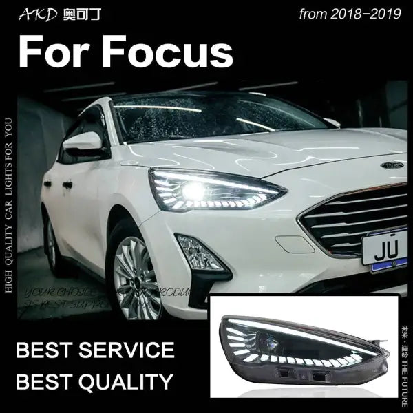 Ford Focus Headlights 2018-2019 New Focus LED Headlight