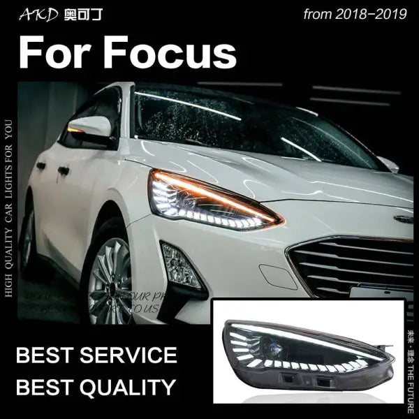 Ford Focus Headlights 2018-2019 New Focus LED Headlight