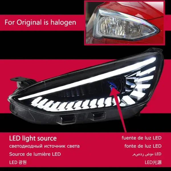 Ford Focus Headlights 2018-2019 New Focus LED Headlight