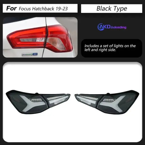 Ford Focus Tail Lights 2019-2023 Focus Hatchback LED Tail