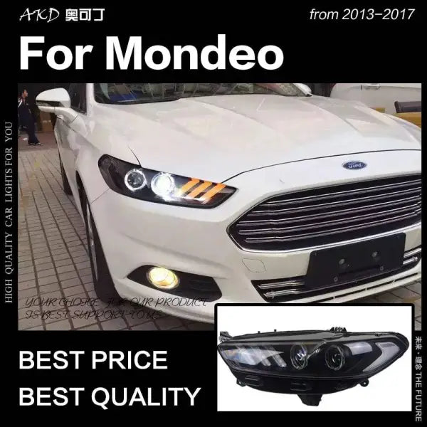 Ford Fusion Headlight 2013-2017 Mondeo DRL Mustang Design