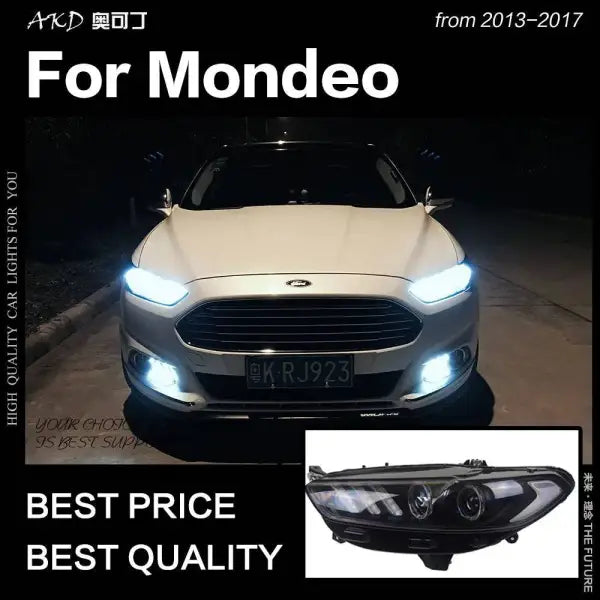 Ford Fusion Headlight 2013-2017 Mondeo DRL Mustang Design