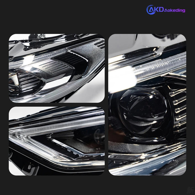 Ford Fusion Headlights 2017-2020 Mondeo LED Headlight Dynamic Signal Animation DRL Bi Xenon