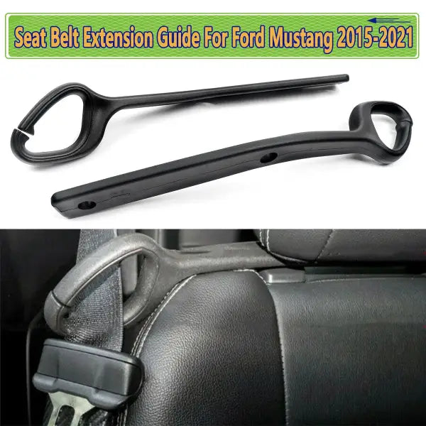 For 2015 2016 2017 2018 2019 2020 2021 2022 Ford Mustang Ecoboost GT Car Front Seat Belt Extension Guide Holder