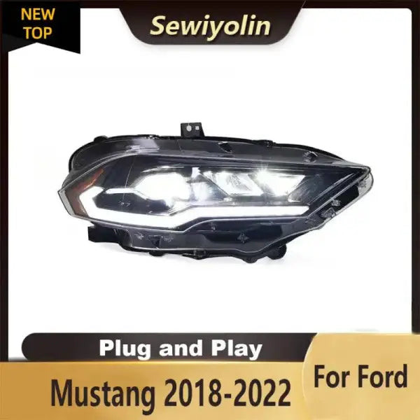 For Ford Mustang 2018-2022 Car Headlight Assembly LED