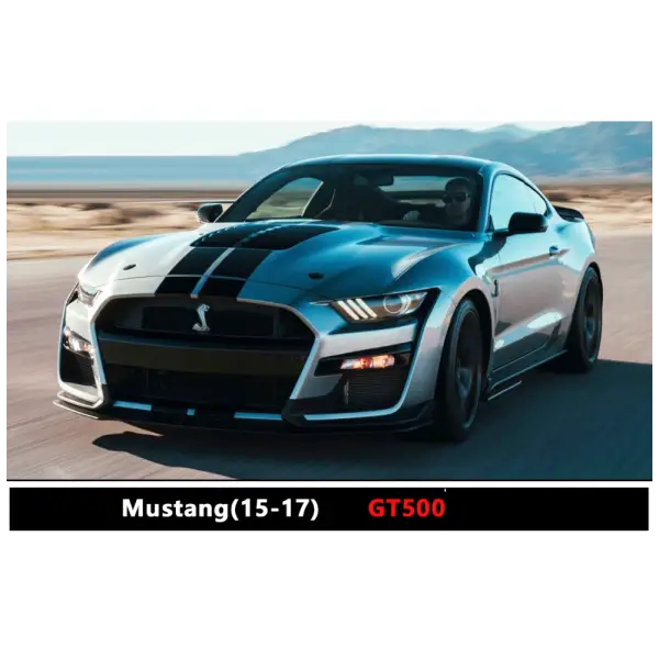 FORD MUSTANG GT500 BODYKIT FOR 2015-2018 MODEL BUMPER HOOD