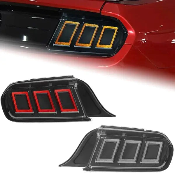 Ford Mustang Tail Lights 2015-2022 Dynamic Signal Tail Lamp LED Tail Light DRL Brake Reverse