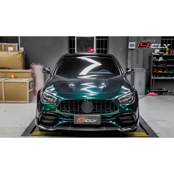 Front Lip for 2020+ Benz W213 E Class E63S AMG Front Car Bumper Lip Carbon Fiber Anterior Lip