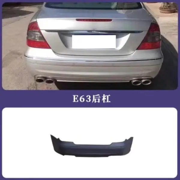 Front Rear Bumper Assembly Side Skirt Grille for Mercedes Benz E Class W211 E280 E350 E300 Convert E63 Body Kit Car