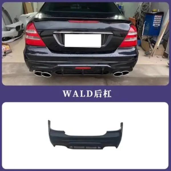 Front Rear Bumper Assembly Side Skirt Grille for Mercedes Benz E Class W211 E280 E350 E300 Convert E63 Body Kit Car