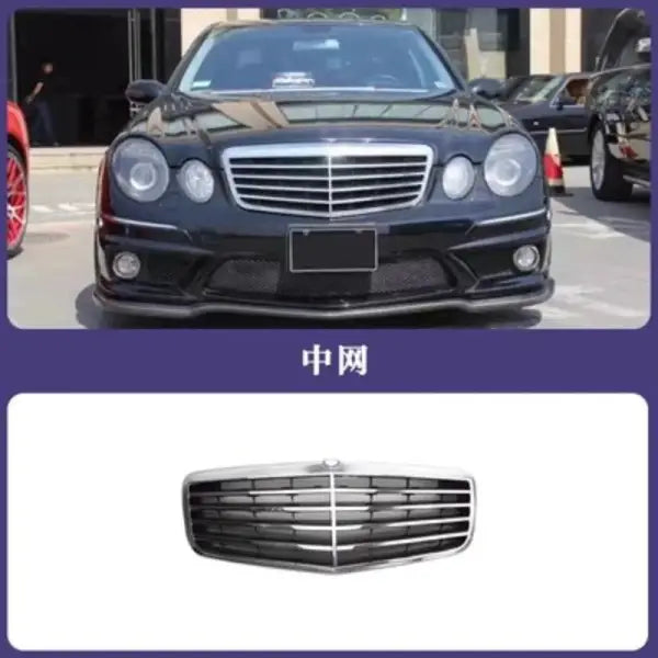 Front Rear Bumper Assembly Side Skirt Grille for Mercedes Benz E Class W211 E280 E350 E300 Convert E63 Body Kit Car