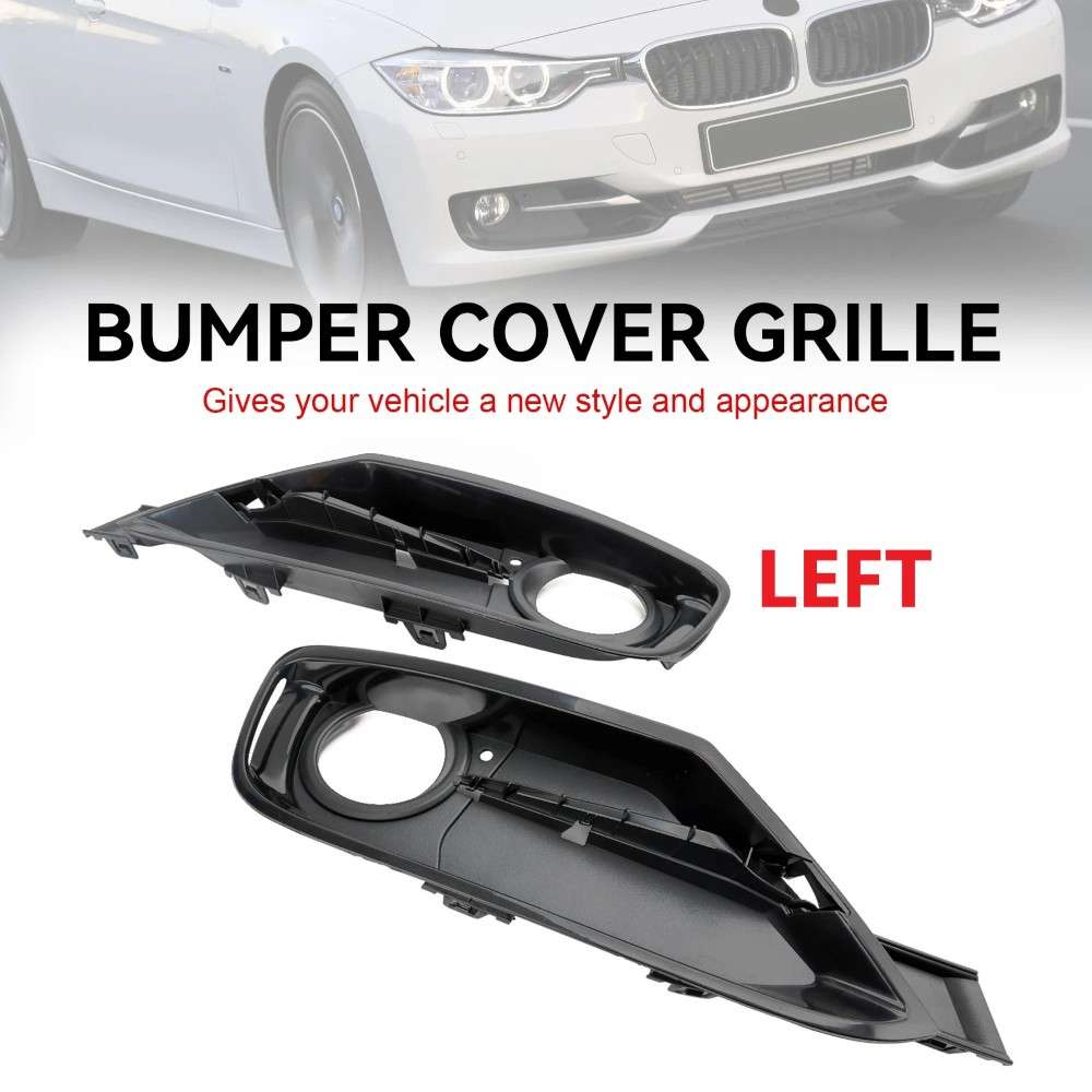 Car Craft Compatible With Bmw 3 Series F30 2012-2015 Front Bumper Fog Lamp Light Protection Grille Cover 51117300739 Left CC-7983 - CAR CRAFT INDIA