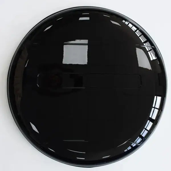 Full Black Tire Cover SUV Exterior Accessory ABS Spare Wheel Cover for Land Rover Defender Rear Door Compartment Tire Cover