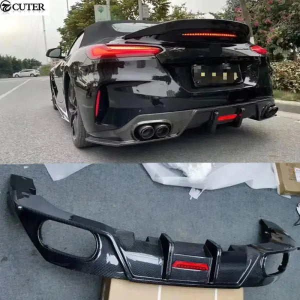 G29 Z4 Carbon Fiber Rear Bumper Diffuser Splitter for BMW G29 Z4 Car Body Kit 2021