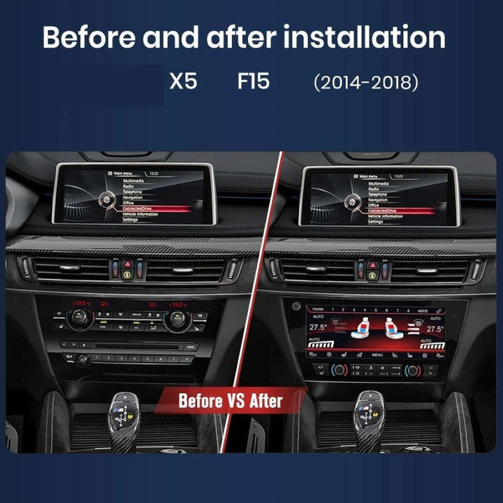 Car Craft Compatible With Bmw X5 F15 2014-2018 Lcd Display Air Conditioning Board Android Ac Panel Digital Touch Screen Climate Knobs Control 8.8 Inch CC-8490 - CAR CRAFT INDIA