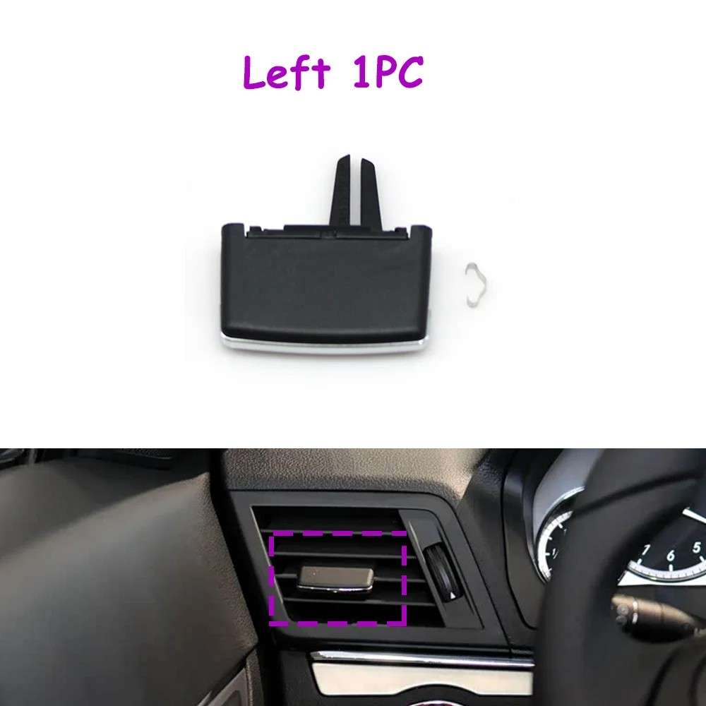 Car Craft Compatible With Mercedes E Class Cabriolet Coupe W207 2009-2012 Car Air Conditioner Left Right Central Ac Vent Grille Slider Tab Clip Outlet Repair Kit 2078300154-c L Left - CAR CRAFT INDIA