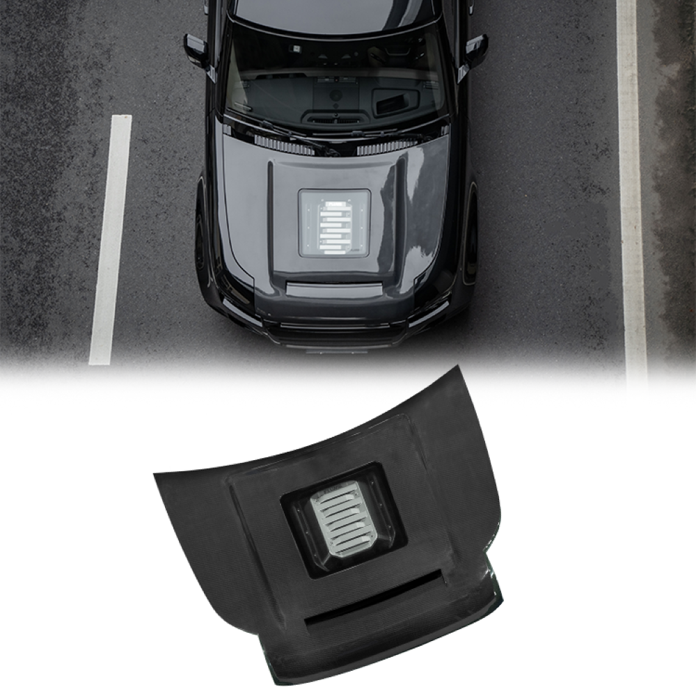 Car Craft Compatible With Range Land Rover Defender 2020-2025 90/110 Plumb M-one Front Bonnet Hood Plumb-005 - CAR CRAFT INDIA
