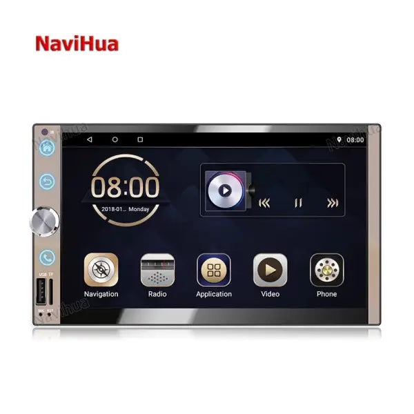 Gps Navigation System Touch Screen Universal Car DVD Player 2 Din Android Radio Para Carro Stereo Audio Video