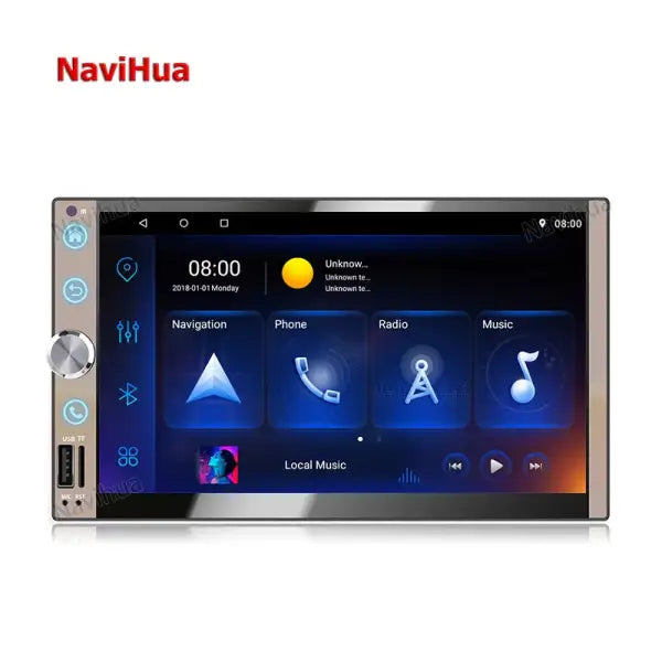 Gps Navigation System Touch Screen Universal Car DVD Player 2 Din Android Radio Para Carro Stereo Audio Video