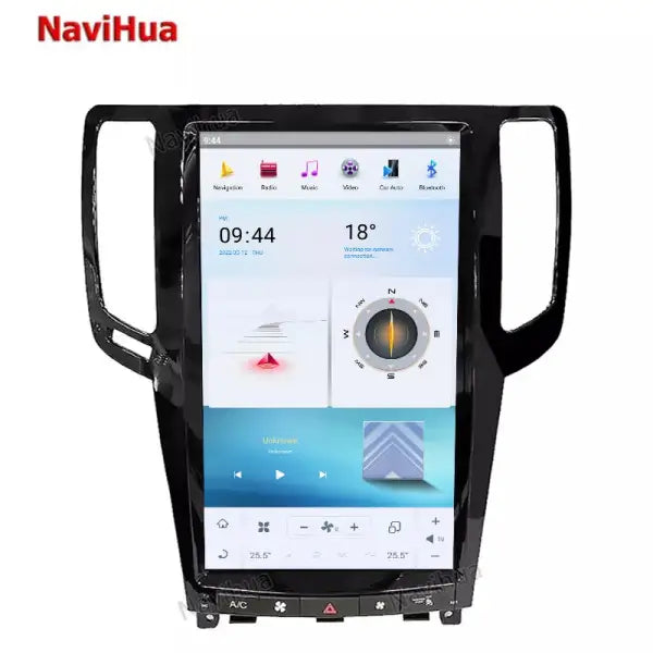 GPS System Multimedia Player Vertical Screen Android Car DVD Player for Tesla Style Infiniti G37