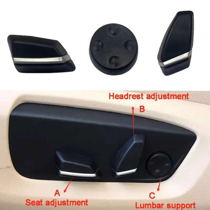 Car Craft Compatible With Bmw 5 Series F10 2010-2017 6 Series F12 F06 2011-2017 7 Series F02 2009-2016 X5 X6 F15 F16 2014-2019 Electric Seat Adjustment Switch Button Headrest Lumbar Support 61319275073 B Left - CAR CRAFT INDIA