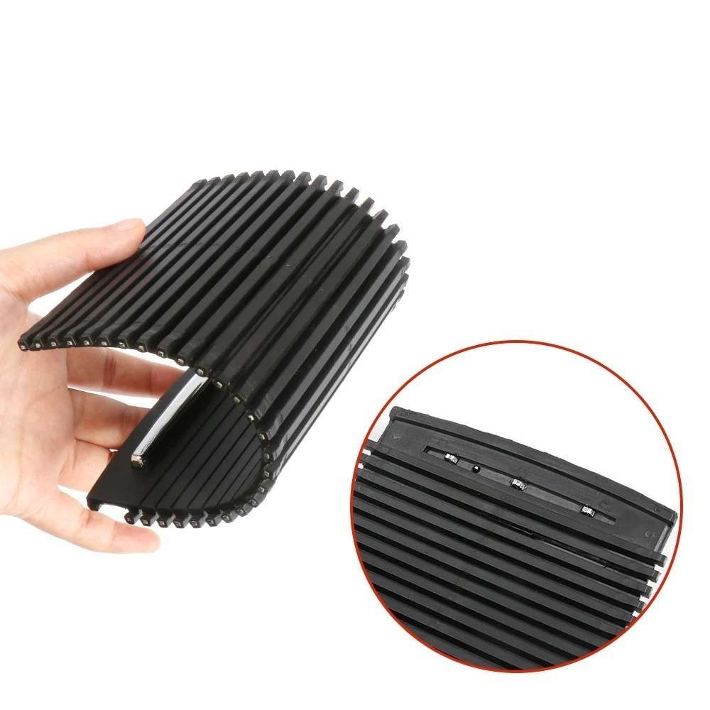 Car Craft Compatible With Bmw 3 Series E92 E93 M3 Car Console Storage Cup Drink Holder Tray Cover Rear Sliding Shutters Roller Blind Cover 51166963913-1 Black - CAR CRAFT INDIA