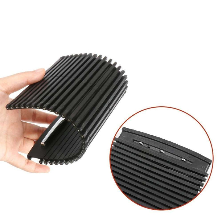 Car Craft Compatible With Bmw 3 Series E92 E93 M3 Car Console Storage Cup Drink Holder Tray Cover Rear Sliding Shutters Roller Blind Cover 51166963913-1 Black - CAR CRAFT INDIA